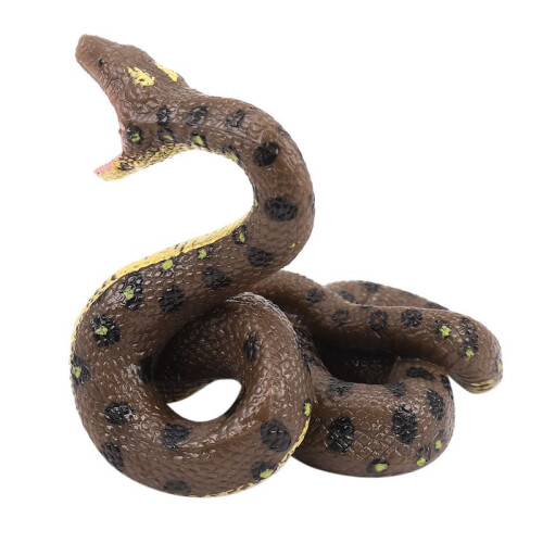 3X Modelo de Serpiente de Juguete para Niños SimulacióN Reptil Python Gigante Python  Modelo de Serpiente de Animal Salvaje