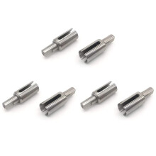 6PCS Metal Differential Cup Parts for 12428 12423 12427 Fy03 Q39 Q46 1/12 RC Carwltoys 12428