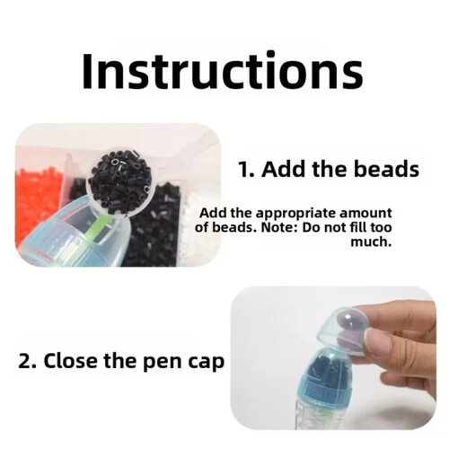 Automatic Bean Art Pen 2.6mm Profesional DIY Tool for Bean Assembly Plastic Glue Drop  Accessory 1