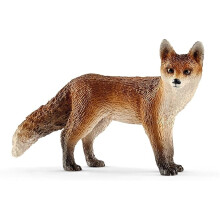 Schleich Wild Life, Animal Figurine, Animal Toys for Boys and Girls 3-8 Years Old, Fox Brown, Ages 3+