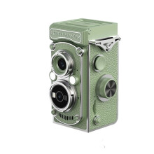Vintage Digital Camera Dual Lens 5MP 1080P FHD Video Vlogging Portable Retro Camera with Flash B