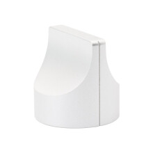 28x28mm Solid Pure Aluminum Alloy Knob Volume Potentiometer HIFI Audio Amplifier Tone Knob Silver
