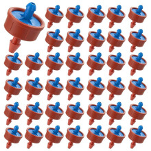 60Pcs 0.5 GPH Pressure Compensating Irrigation Spot Drippers Emitters Heads Parts for 1/4 Inch Watering Tubing