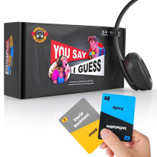 You Say I Headphones Party Puzzle Card Game For Handeye Coordination And Play