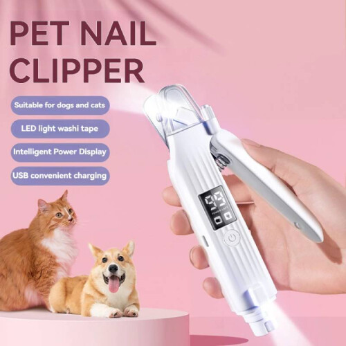 Basic Pet Nail Clippers With Digital Display Screen For Small Pet Use Grooming 2