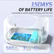48khz Ultrasonic Cleaning Machine Braces Retainer Denture Cleaner Tooth Cleaning Artifact Portable