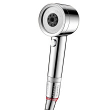 Chuveiro Pressurizado com Filtro 4 Modos Super Forte Chuveiro Doméstico Chuveiro com Filtro de Purificação Prata
