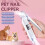 Basic Pet Nail Clippers With Digital Display Screen For Small Pet Use Grooming 3