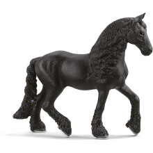 Schleich Horse Club Frisian Mare Horse Toy Figurine - Realistic Toy Figure with Detailed Braiding and Mane, Gift for Kids Ages 5+