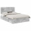 VidaXL vidaXL Storage Bed Concrete Grey 150 x 200 cm Engineered Wood 4