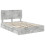 VidaXL vidaXL Storage Bed Concrete Grey 150 x 200 cm Engineered Wood 5