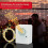 2X DIY Christmas Sound Sensor with LED String Decorative Lights Christmas Music Speaker White 10