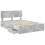 VidaXL vidaXL Bed Frame Concrete Grey 140 x 200 cm Engineered Wood 2