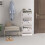 Meuble à chaussures avec 3 tiroirs rabattables, rangement ajustable, blanc 4