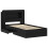 VidaXL vidaXL Bed Frame with Storage Black 75 x 190 cm Engineered Wood 6