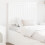 VidaXL vidaXL Headboard with Headboard Gloss White 80 cm Engineered wood 1