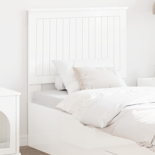 VidaXL vidaXL Headboard with Headboard Gloss White 80 cm Engineered wood