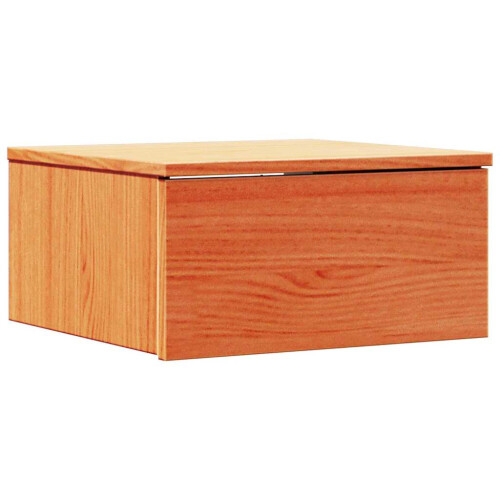 VidaXL vidaXL Bedside Table Wax Brown 37 x 35 x 18.5 cm Solid pine wood 2