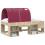 VidaXL vidaXL Bed Tunnel 2 pcs Red 211 x 67.5 x 2 cm Polyester 3