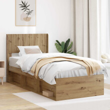 vidaXL Headboard Artisan Oak PB