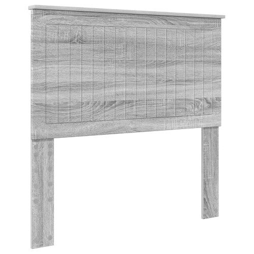 VidaXL vidaXL Headboard with Headboard Grey Sonoma 100 cm Engineered wood 1