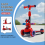 Kids 3 Wheel Scooter Adjustable LED Flash Wheels Ages 3-10 Lean Steer 4