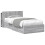 VidaXL vidaXL Bed Frame with Storage Grey Sonoma 90 x 190 cm Engineered Wood 1