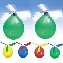 20 Zestaw Zabawny Balon Helikopter Wyrzutnia Zabawki Balon z NapęDem Wyścigi BezwłAdnościowa Moc Macierzysta Zabawka na Prezent na Dzień Dziecka