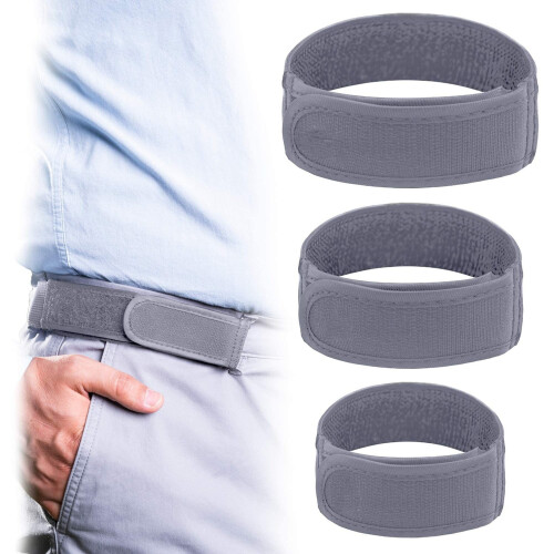 Lässiger Herren-Webgürtel - Einfach zu bedienen, bequeme Passform Grey L