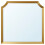 IKEA SVANSELE Gold Mirror 78x78cm 1