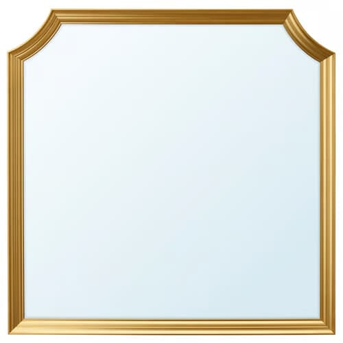 IKEA SVANSELE Gold Mirror 78x78cm