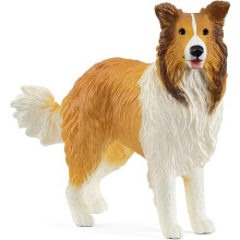 Schleich Farm World - Collie Toy Dog Figurine - Kids Ages 3+ | 13998