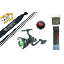 Hunter Pro Complete Starter Fishing Kit. Carbon Fishing Rod Reel &amp; Tackle Set