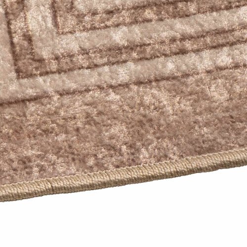 VidaXL vidaXL Rug Runner MARSA White 80 x 400 cm Polyester and PVC 1