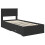 VidaXL vidaXL Bed Frame Black and Silver 75 x 190 cm Engineered Wood 5