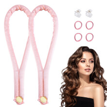 Lockenstab ohne Hitze – Rosa