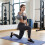 Living And Home Grey 30lbs Strength Training Kettlebell with Non-Slip Handle 2