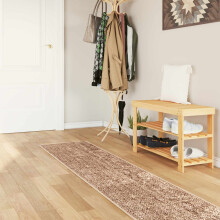 vidaXL Rug Runner MARSA Yellow 50 x 400 cm Polyester and PVC