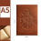 3D-geprägtes nautische Tagebuch Brown 1