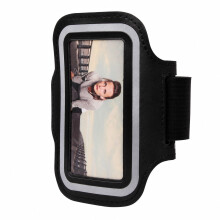Universal Sports Armband for Phones Up to 4.7", Black, Compatible with iPhone 6/7/8