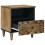 VidaXL vidaXL Bed cabinet 2 pcs Brown 40 x 33 x 46 cm Solid Mango Wood 3