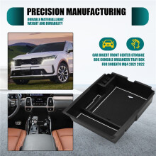 Car Insert Front Center Storage Box Console Organizer Tray Box for Sorento MQ4 2021 2022
