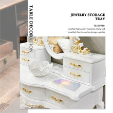 Acrylic Transparent Water Cup Tray Teacup Jewelry Storage Tray Simple Color Dessert Decorative Tray