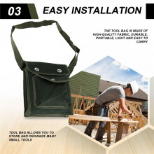 Electrician Storage Bag Tool Kit Repair Kit One-Shoulder Communication Plumber's Bag Can Store Flashlight Keys