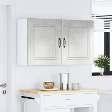 vidaXL Kitchen Wall Cabinets 2 pcs Kalmar Concrete Grey Engineered Wood