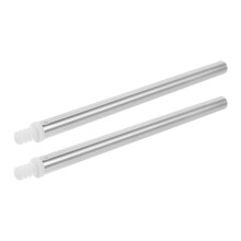 Akcesoria do szczotek toaletowych, 2 szt. uchwytów ze stali nierdzewnej, plastikowych i aluminiowych adapterów do muszli klozetowej, środek