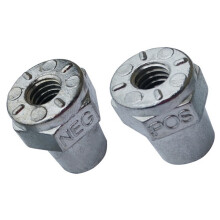 1 Paar 3/8 Zoll Innen Gewinde Positiv Negativ Batterie Post Klemmen Adapter Batterie Kabel Klemmen
