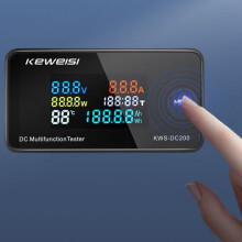 KEWEISI 0-200V Voltmeter Amperemeter KWS Leistung MessgeräT LED Digitales Wattmeter Strom ZäHler, 50A