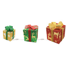 Set Lumini de Crăciun, Cutie Cadou 3 BUCĂȚI - Compatibil cu Decorațiuni și Ornamente de Brad de Crăciun și Petreceri de Ziua de Naștere,