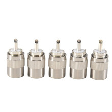 5-Teiliger Stecker UHF Stecker PL259 Stecker Lot RG58 RG142 LMR195 RG400 Kabel Silber